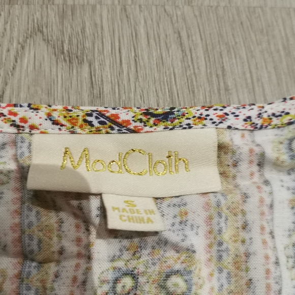 Modcloth novelty bells and giggles bell sleeve top - Picture 4 of 8